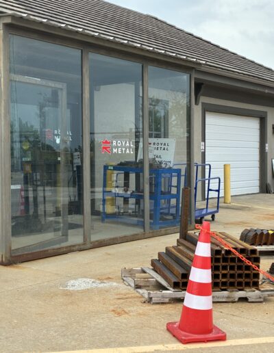 outside view of royal metal retail store
