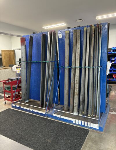 flat bar in indoor racks